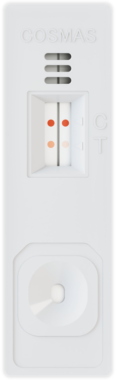 D-FREE KIT test device, front view